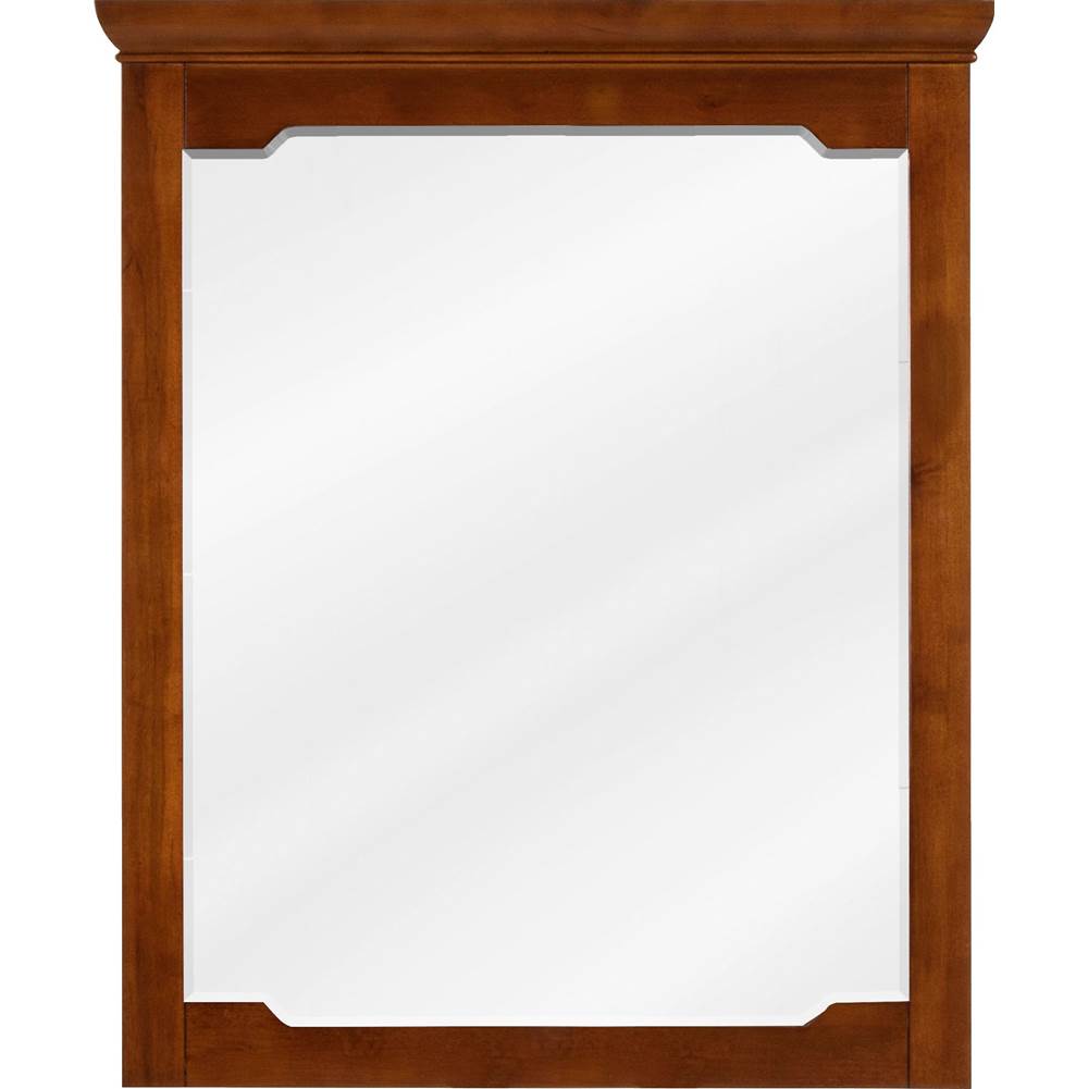Jeffrey Alexander - 28'' W x 1-1/2'' D x 34'' H Chocolate Chatham mirror - Chocolate
