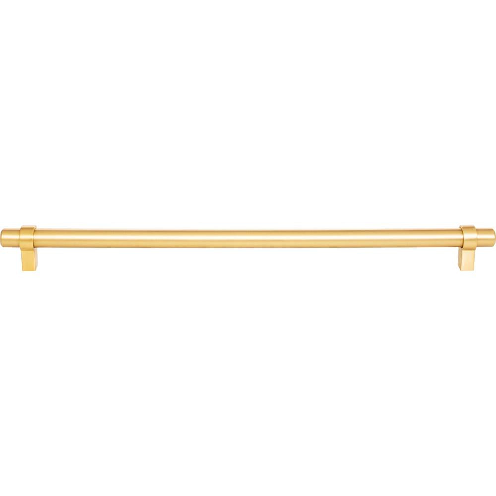 319 mm Center-to-Center Brushed Gold Key Grande Cabinet Bar Pull