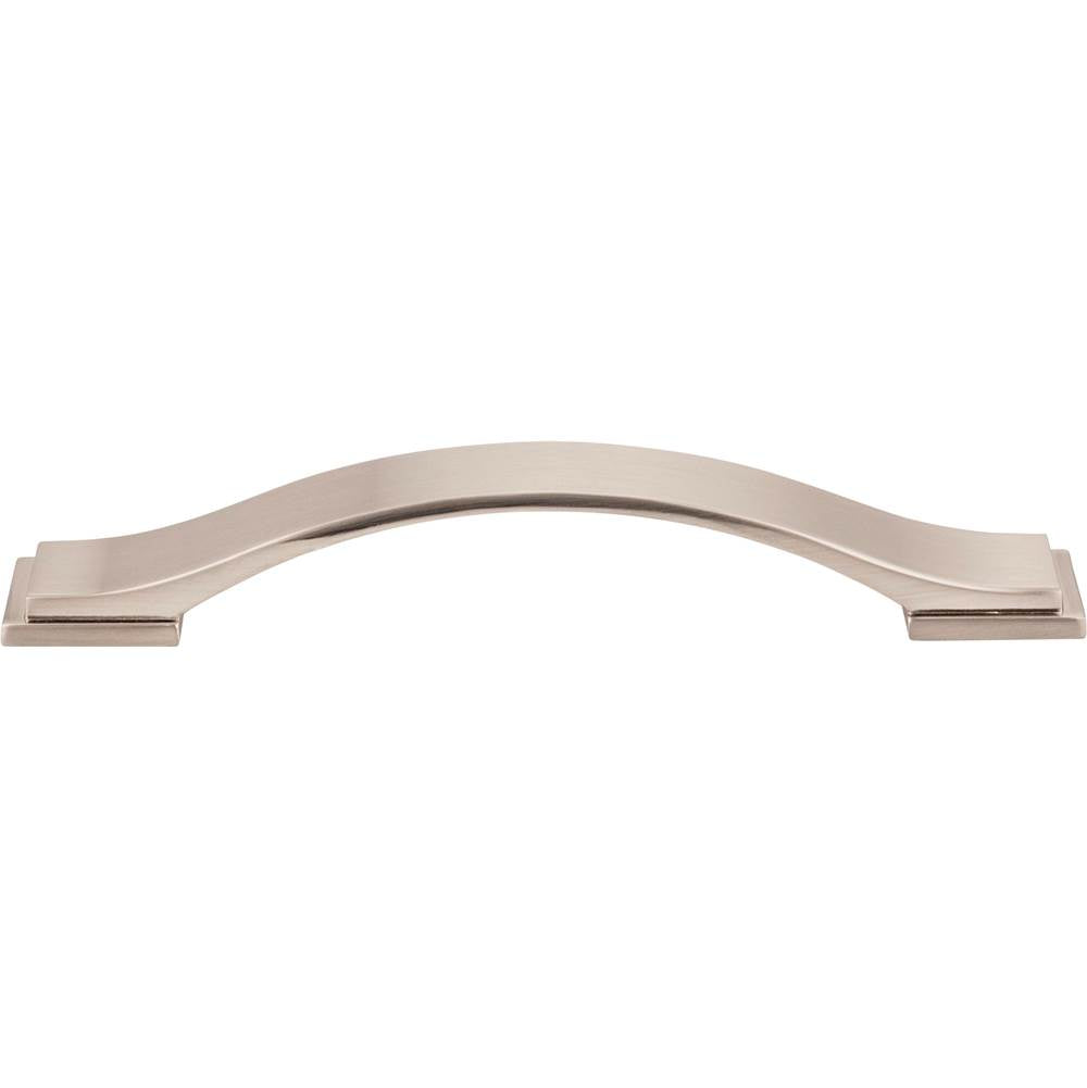 128 mm Center-to-Center Satin Nickel Strap Mirada Cabinet Pull