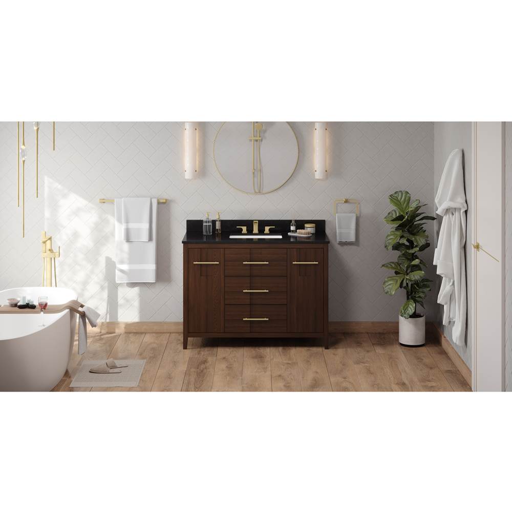 Jeffrey Alexander - Katara 48'' Single Bathroom Vanity Set - Dark Walnut