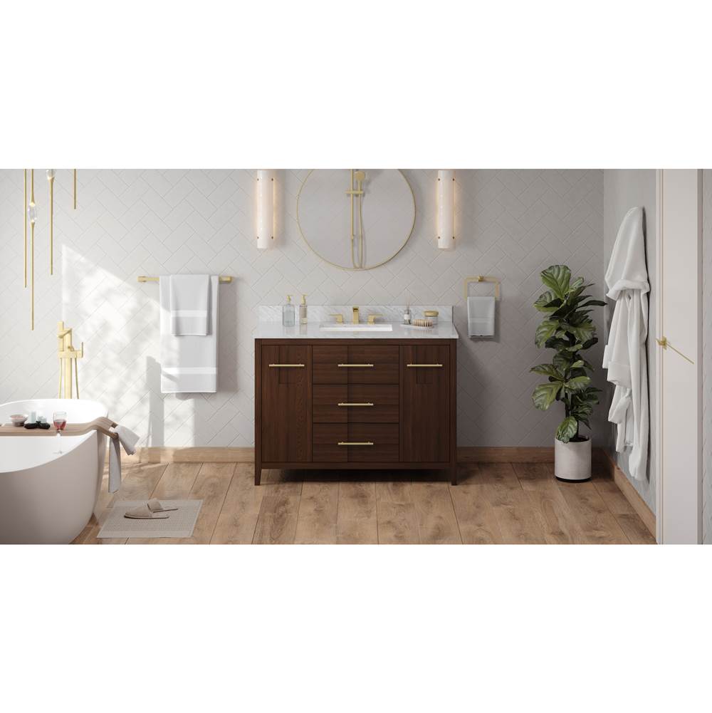 Jeffrey Alexander - Katara 48'' Single Bathroom Vanity Set - Dark Walnut