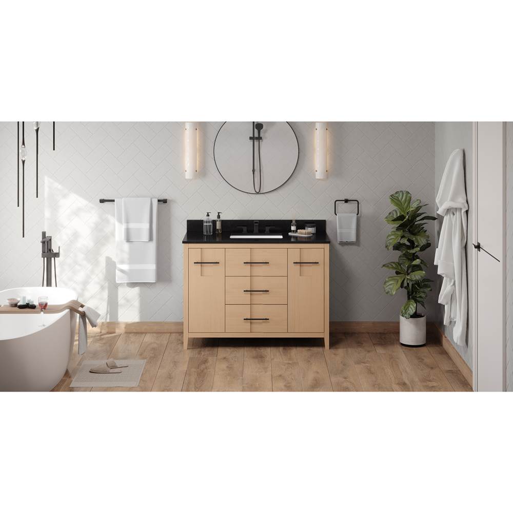 Jeffrey Alexander - Katara 48'' Single Bathroom Vanity Set - Natural Oak