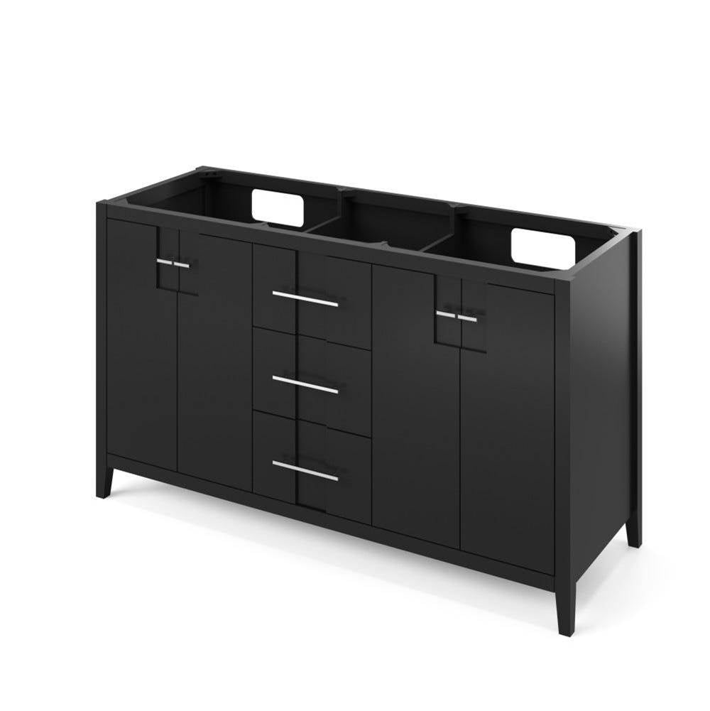 Jeffrey Alexander - Katara 60'' Double Bathroom Vanity Set - Grey