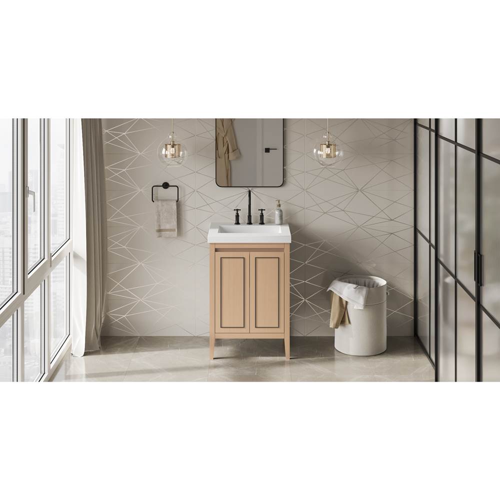 Jeffrey Alexander - Percival 24'' Single Bathroom Vanity Set - Natural Oak