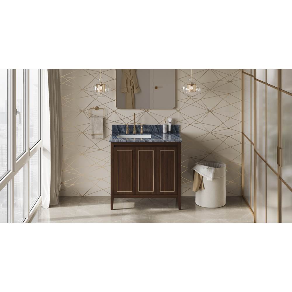 Jeffrey Alexander - Percival 36'' Single Bathroom Vanity Set - Dark Walnut