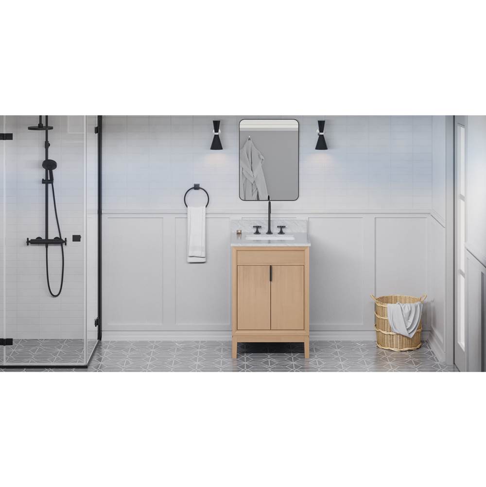 Jeffrey Alexander - Theodora 24'' Single Bathroom Vanity Set - Natural Oak