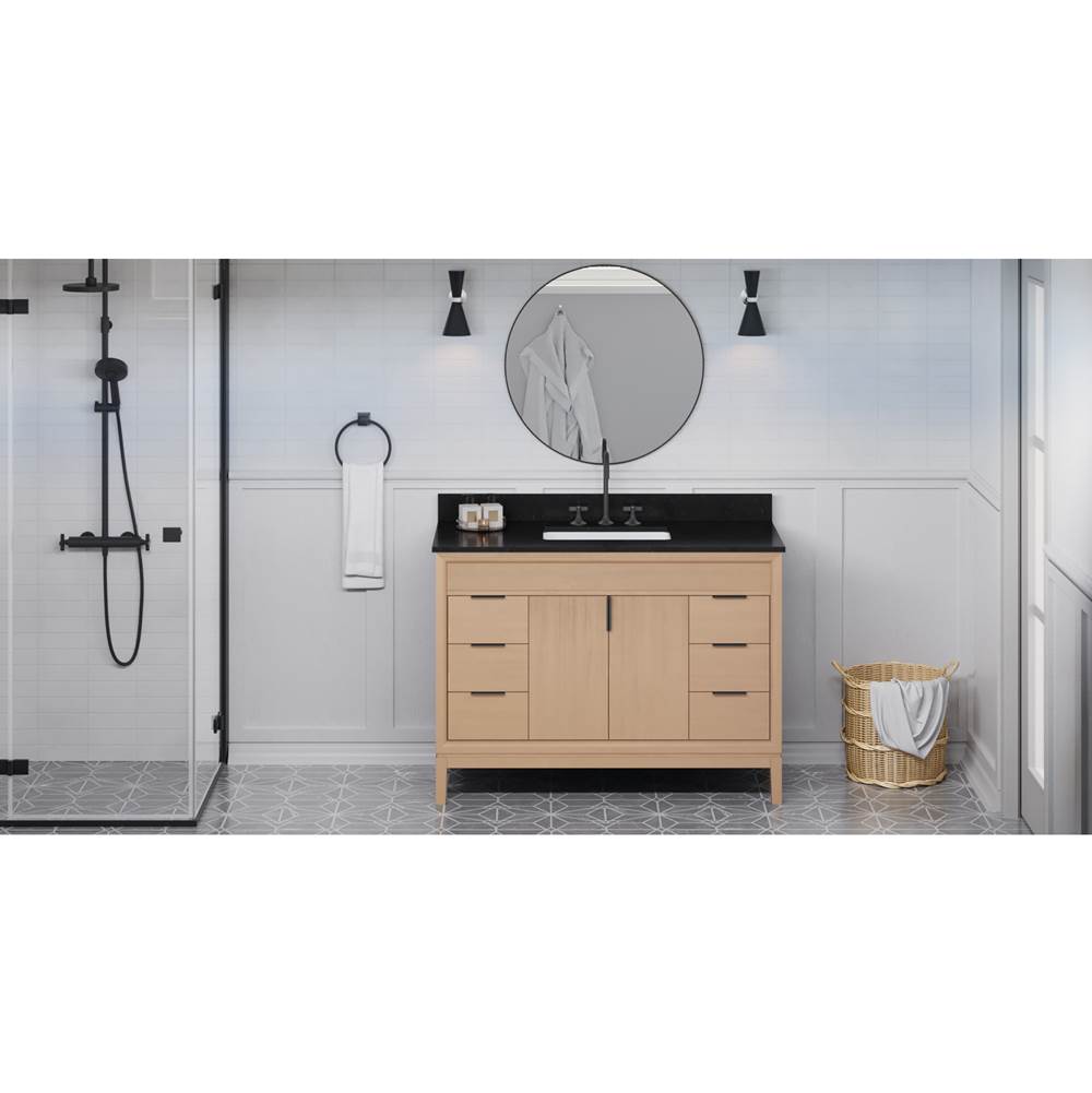 Jeffrey Alexander - Theodora 48'' Single Bathroom Vanity Set - Natural Oak