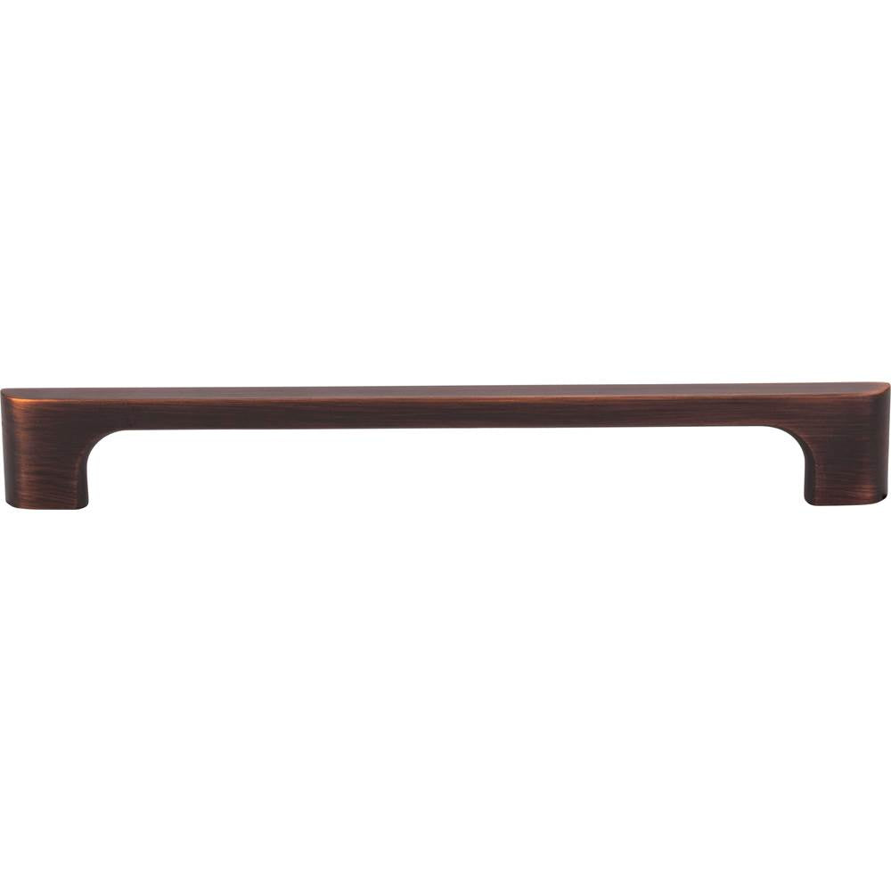 192 mm Center-to-Center Brushed Oil Rubbed Bronze Asymmetrical Leyton Cabinet Pull