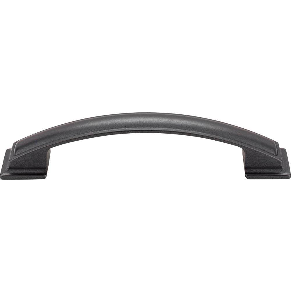 128 mm Center-to-Center Gun Metal Square Annadale Cabinet Pull