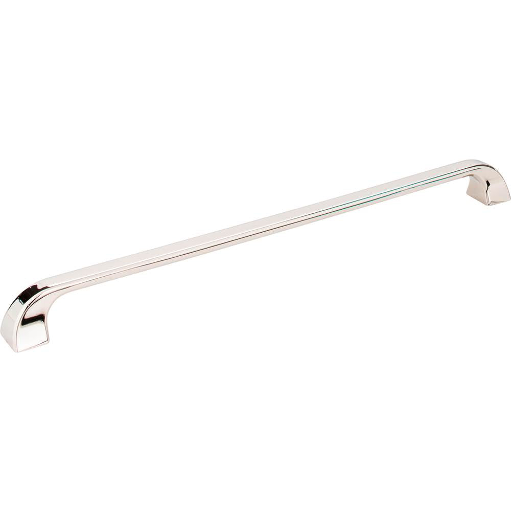 Jeffrey Alexander - 305 mm Center-to-Center Polished Nickel Square Marlo Cabinet Pull - Polished Nickel