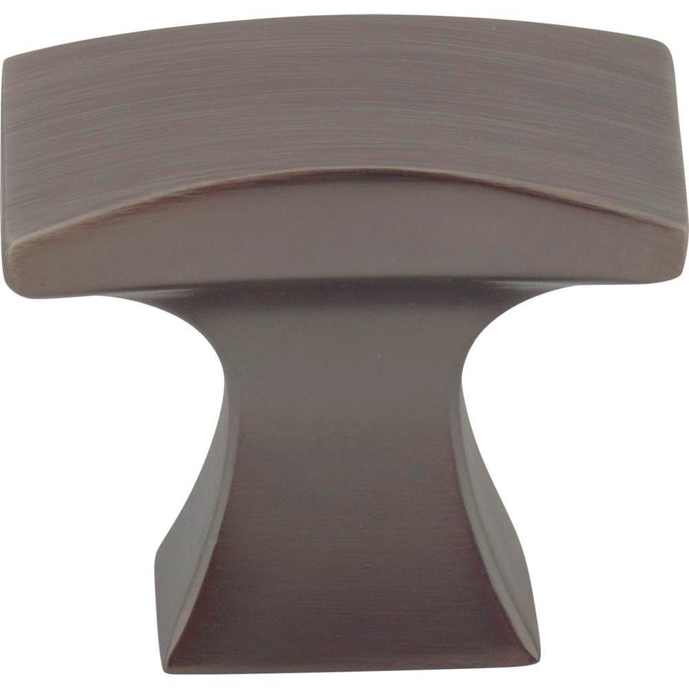 1-1/4'' Overall Length Brushed Pewter Flared Philip Cabinet Knob