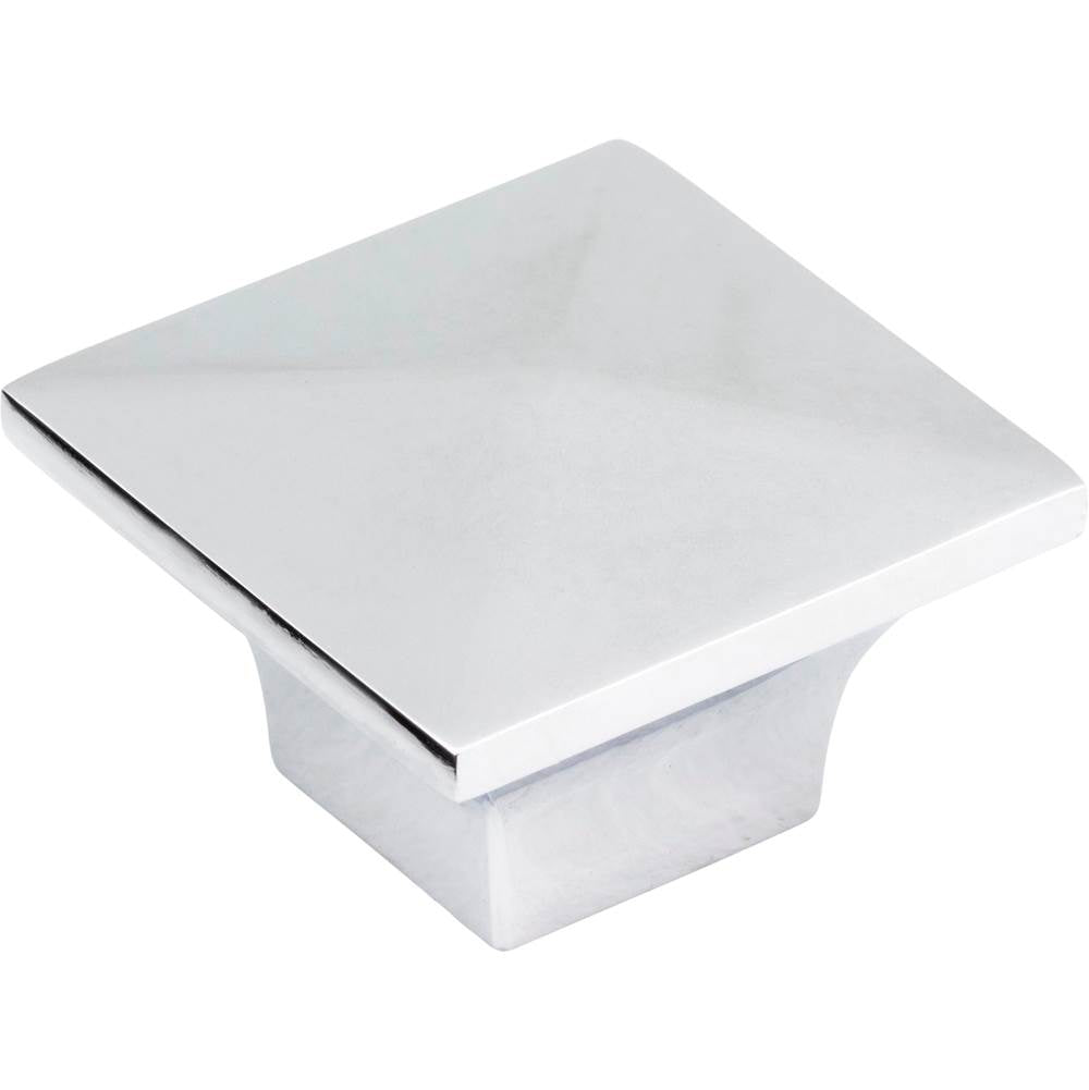 Jeffrey Alexander - 1-1/4'' Overall Length Polished Chrome Pyramid Cairo Cabinet Knob - Polished Chrome