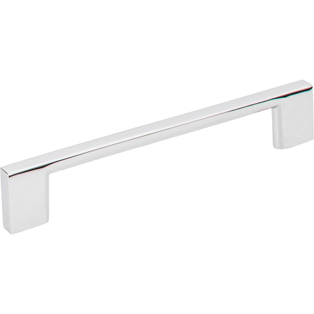 Jeffrey Alexander - 128 mm Center-to-Center Polished Chrome Square Sutton Cabinet Bar Pull - Polished Chrome