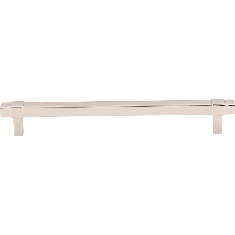 192 mm Center-to-Center Polished Nickel Square Zane Cabinet Pull