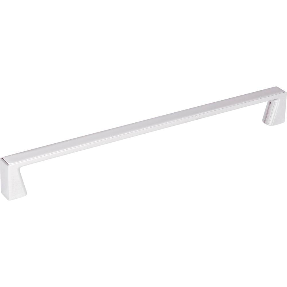Jeffrey Alexander - 224 mm Center-to-Center Polished Chrome Square Boswell Cabinet Pull - Polished Chrome