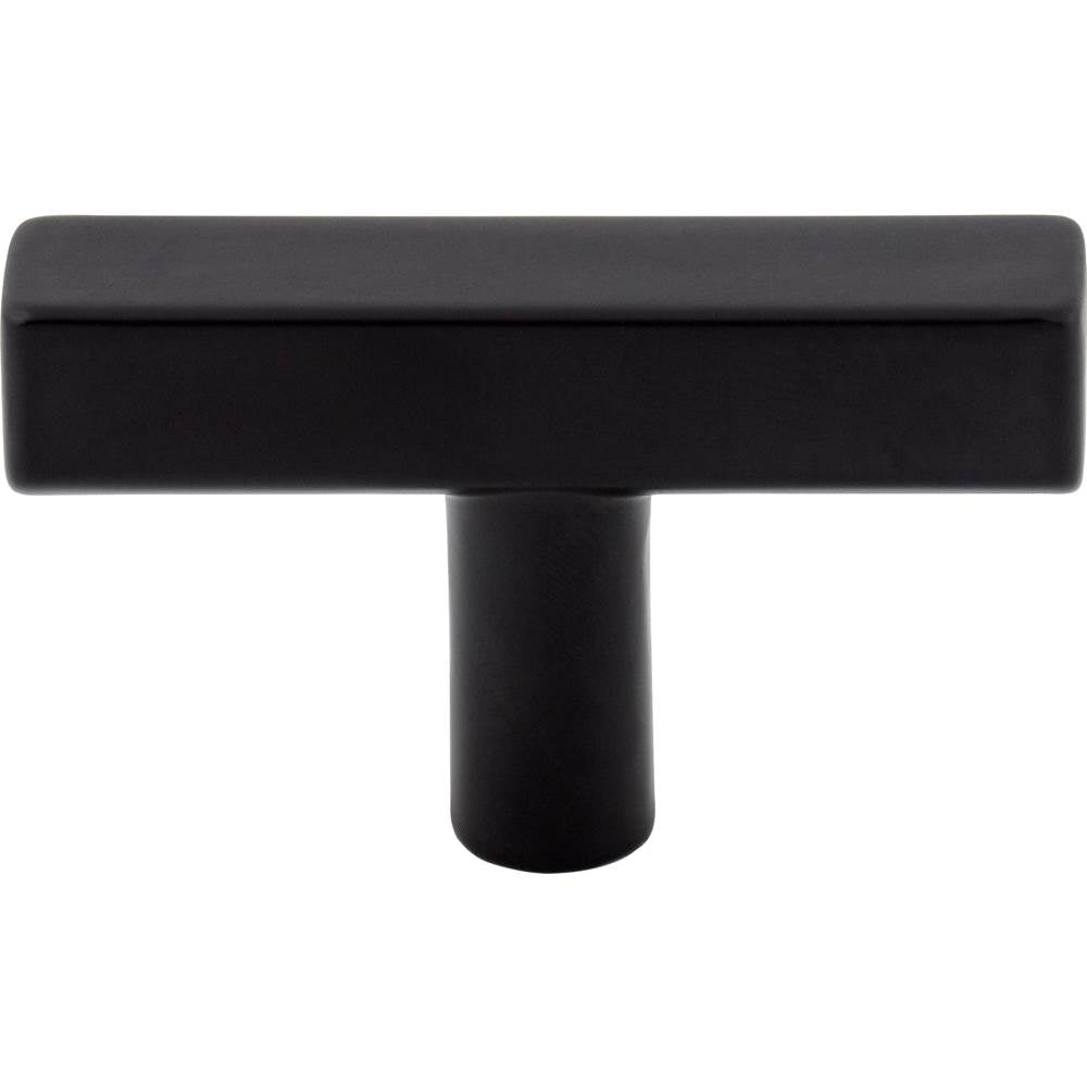 2'' Matte Black Dominique Cabinet ''T'' Knob
