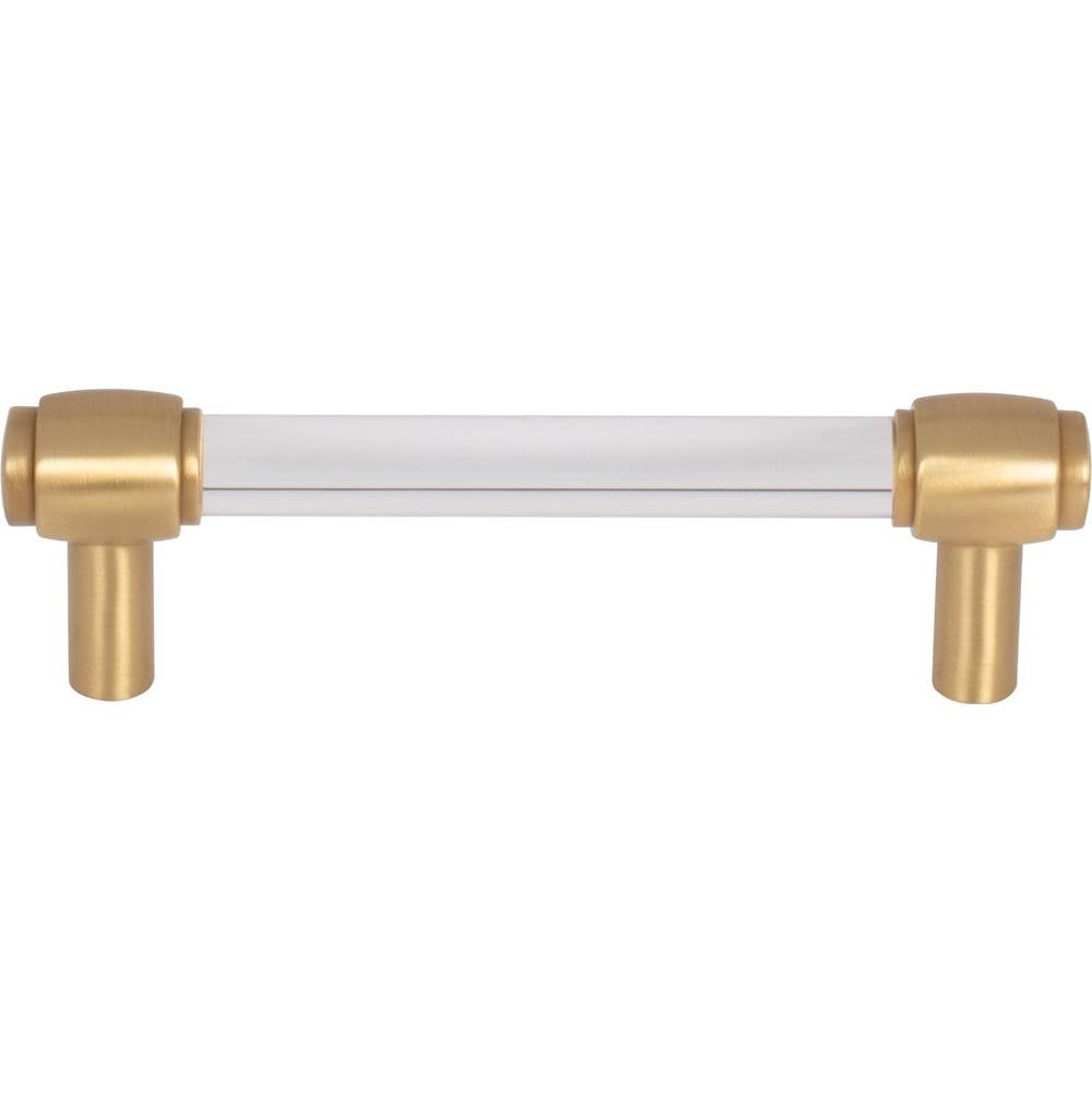 96 mm Center-to-Center Brushed Gold Carmen Cabinet Bar Pull