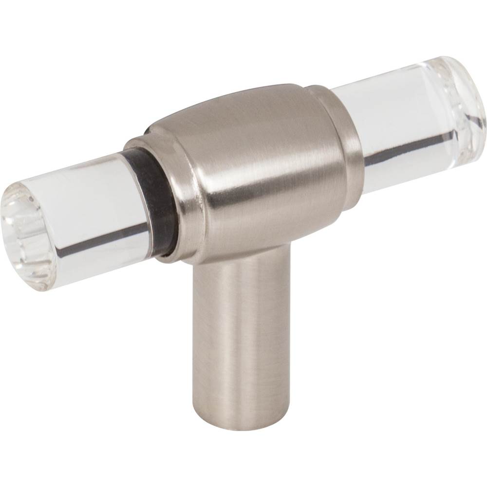 Jeffrey Alexander - 2'' Satin Nickel Carmen Cabinet ''T'' Knob - Satin Nickel