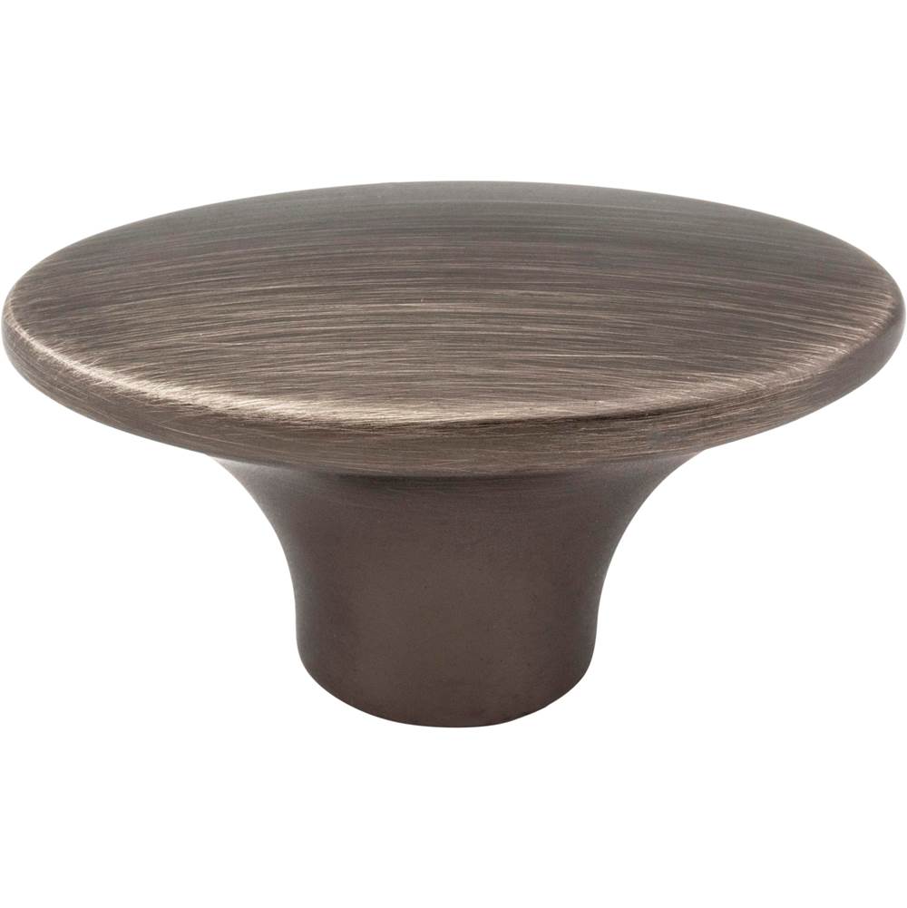 1-7/8'' Overall Length Brushed Pewter Oval Hudson Cabinet Knob