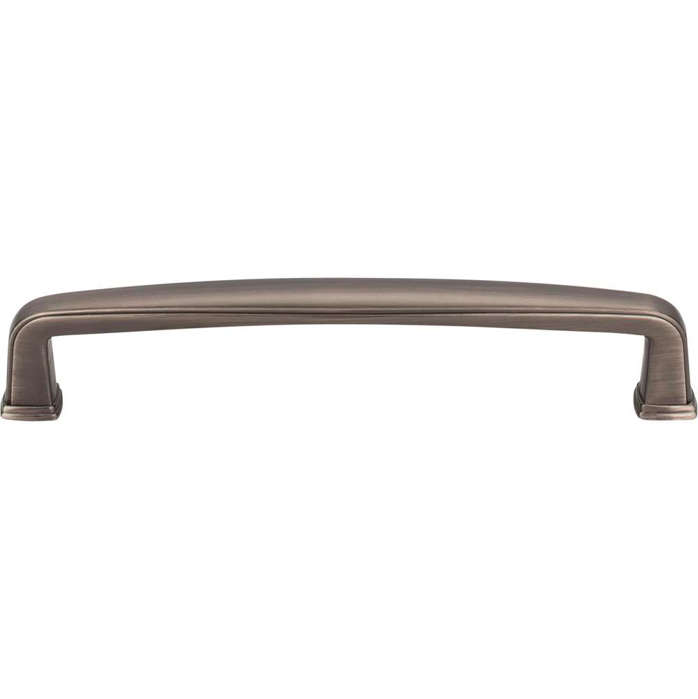 128 mm Center-to-Center Brushed Pewter Square Milan 1 Cabinet Pull