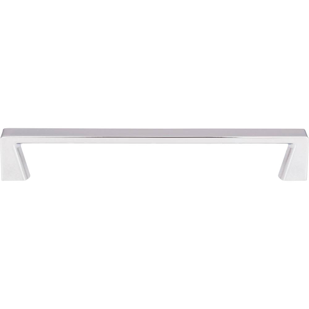 160 mm Center-to-Center Polished Chrome Square Boswell Cabinet Pull