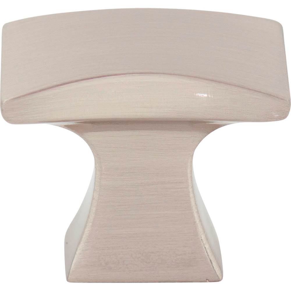 1-1/4'' Overall Length Satin Nickel Flared Philip Cabinet Knob