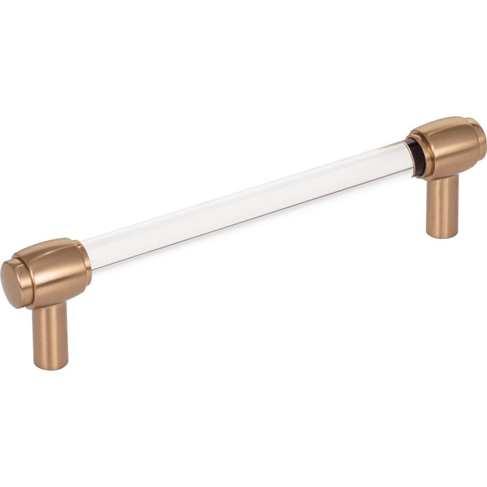 Jeffrey Alexander - 128 mm Center-to-Center Satin Bronze Carmen Cabinet Bar Pull - Satin Bronze