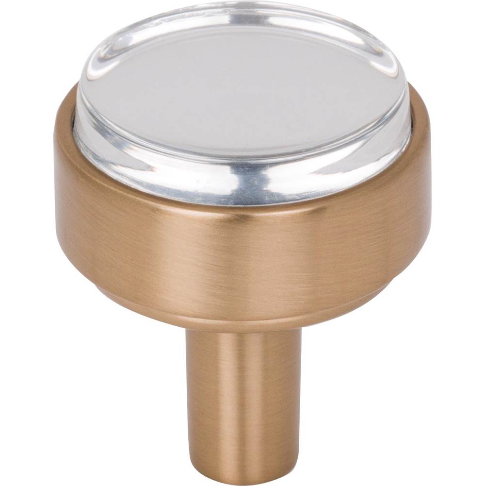 Jeffrey Alexander - 1-1/8'' Diameter Satin Bronze Carmen Cabinet Knob - Satin Bronze