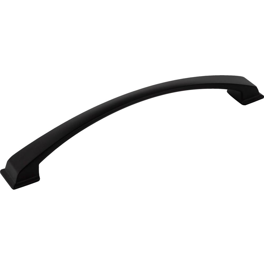 Jeffrey Alexander - 192 mm Center-to-Center Matte Black Arched Roman Cabinet Pull - Matte Black