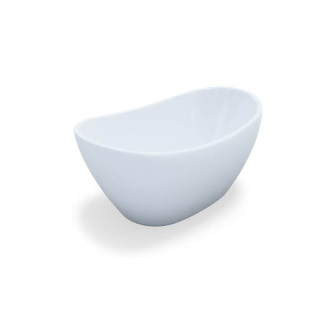 Jetta - Halley - 59X32 White Freestanding Tub Center Drain W/White W And O - White