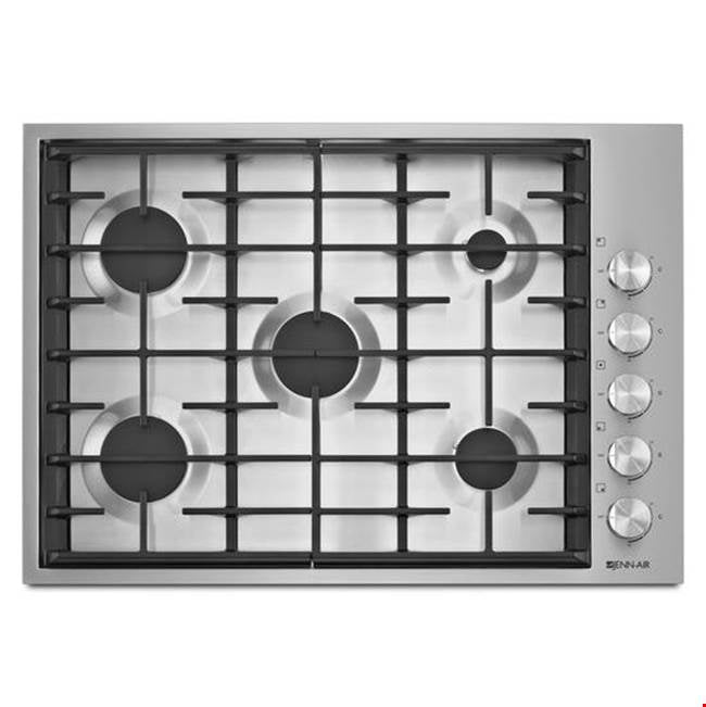 Jenn-Air - 30'', 5-Burner Gas Cooktop - Stainless Steel