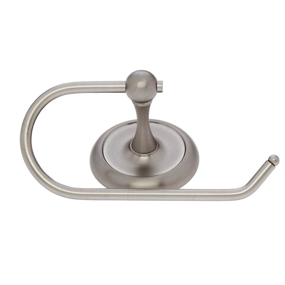 JVJ Hardware - Piedmont Series Satin Nickel Finish Euro Paper Holder C/S, Composition Zamac - Satin Nickel