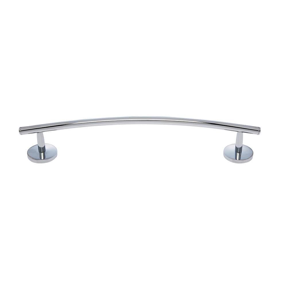JVJ Hardware - Marseilles Series Polished Chrome Finish 18'' Towel Bar Set, Composition Zinc & Stainless Steel - Polished Chrome