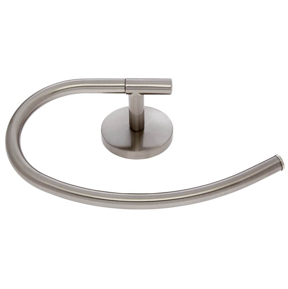 JVJ Hardware - Marseilles Series Satin Nickel Finish Towel Ring, Composition Zinc & Stainless Steel - Satin Nickel