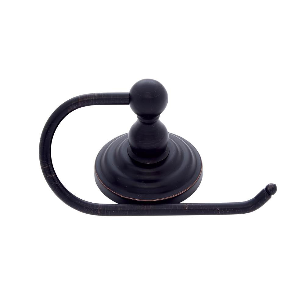 JVJ Hardware - Highland Series Oil Rubbed Bronze Finish Euro Paper Holder C/S, Composition Zamac - Oil Rubbed Bronze