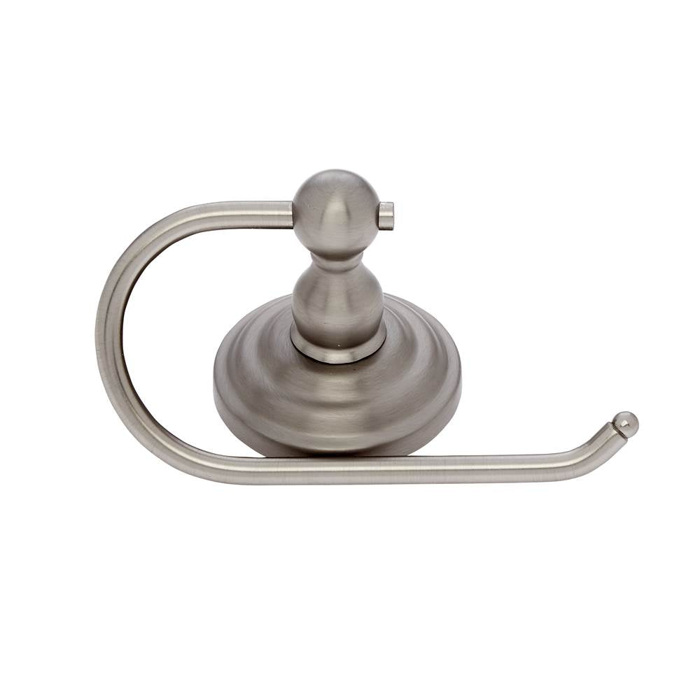 JVJ Hardware - Highland Series Satin Nickel Finish Euro Paper Holder C/S, Composition Zamac - Satin Nickel