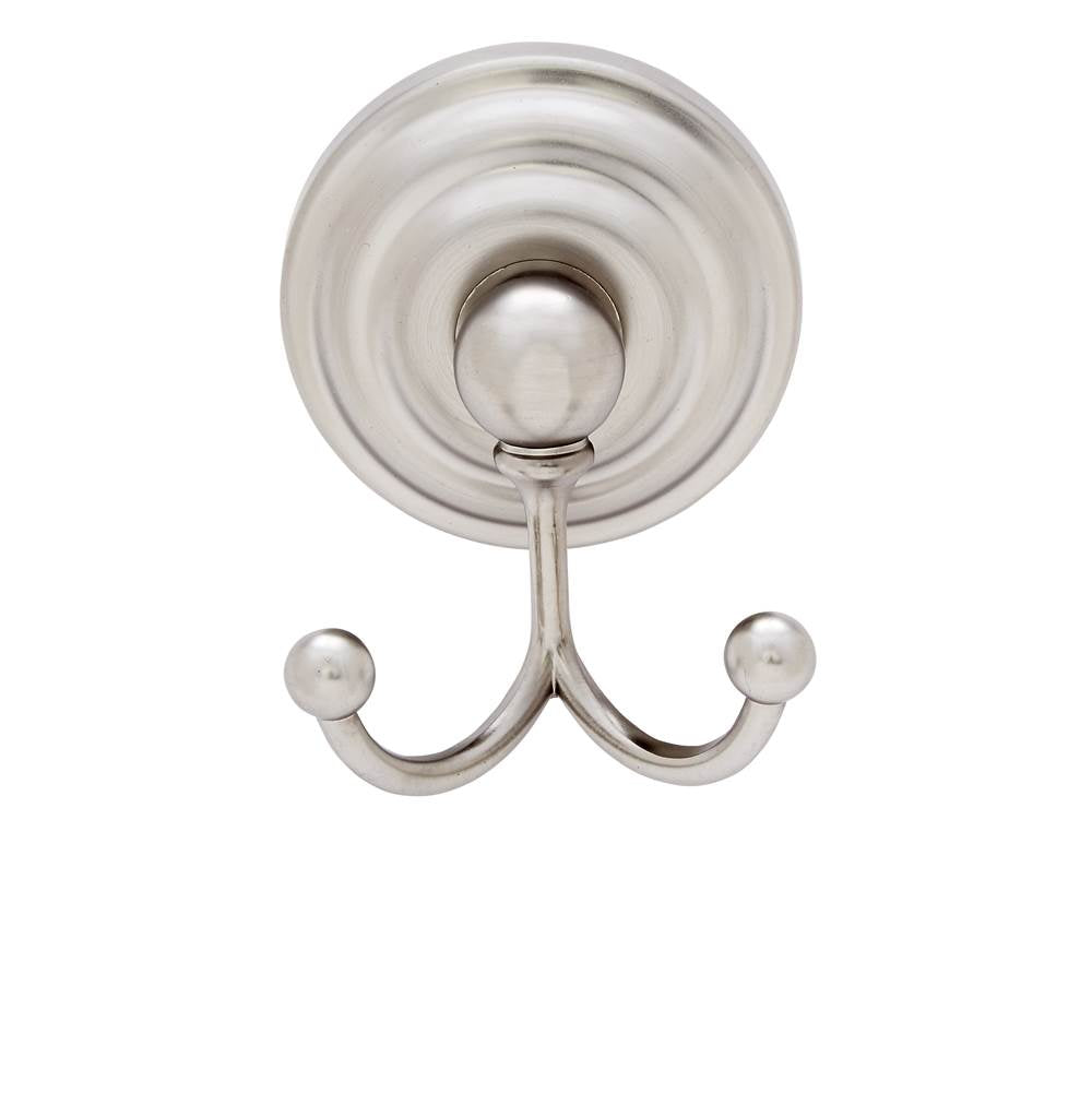 JVJ Hardware - Highland Series Satin Nickel Finish Robe Hook C/S, Composition Zamac - Satin Nickel