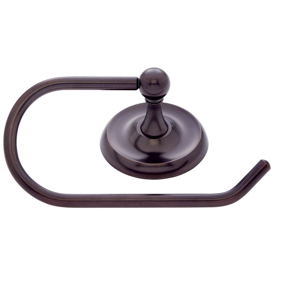 JVJ Hardware - Paramount Series Old World Bronze Finish Euro Paper Holder C/S, Composition Solid Brass - Old World Bronze