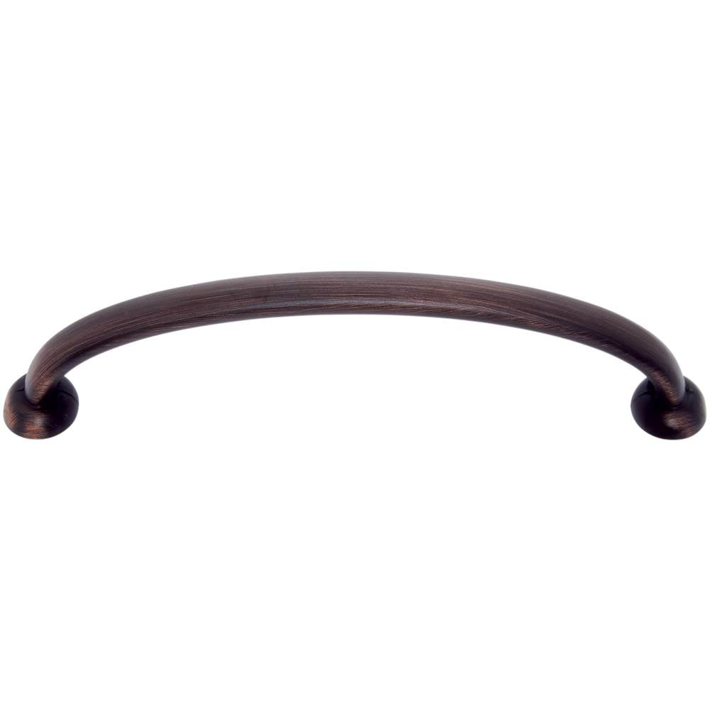 JVJ Hardware - Newport Collection Old World Bronze 128 mm c/c Traditional Pull with Round Feet, Composition Zamac - Old World Bronze