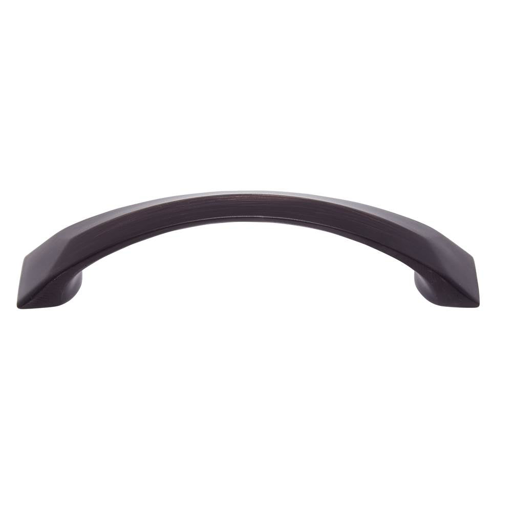 JVJ Hardware - Newport Collection Old World Bronze 96 mm c/c Bowed Pull, Composition Zamac - Old World Bronze
