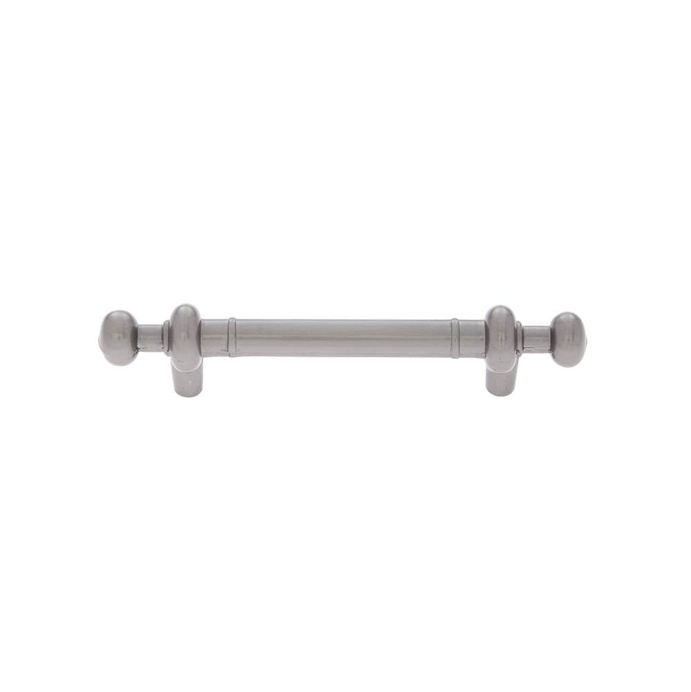 JVJ Hardware - Vintage Collection Satin Nickel Finish 3'' c/c (4-9/16'' OA) Pull w/Beads, Composition Zamac - Satin Nickel