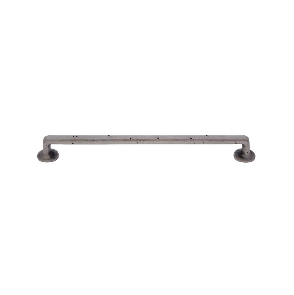 JVJ Hardware - Bedrock Collection Rustic Nickel Finish 10'' c/c Oversized Rustic Pull, Composition Zamac - Rustic Nickel