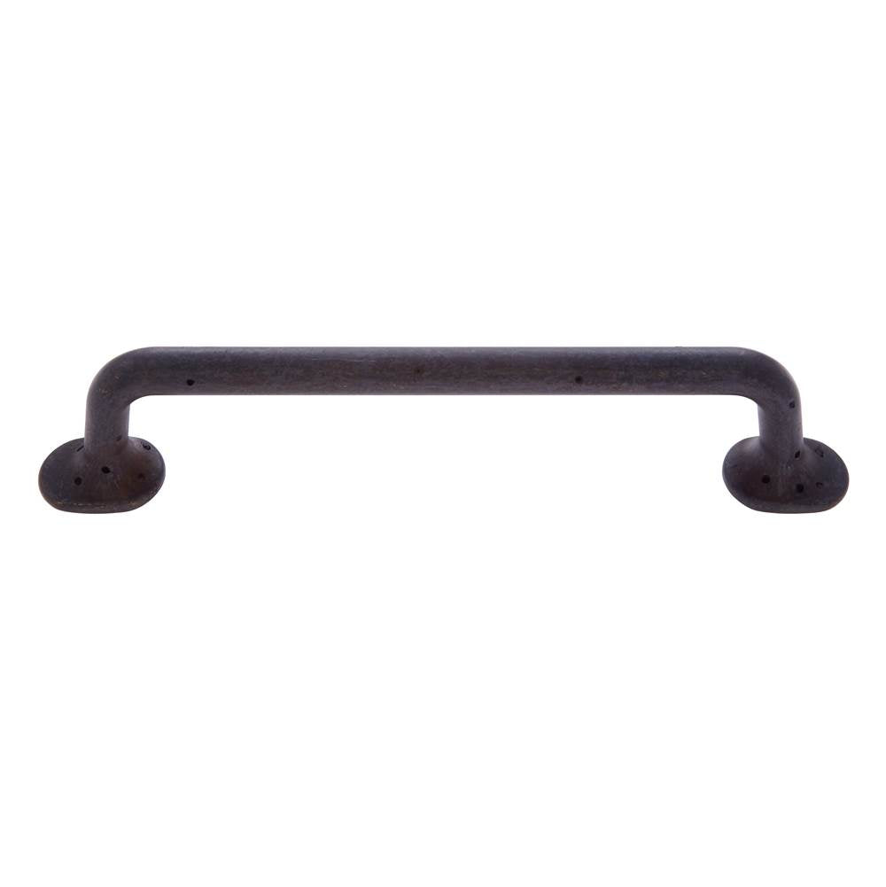 JVJ Hardware - Bedrock Collection Rustic Bronze Finish 8'' c/c Rustic Refrigerator Pull, Composition Zamac - Rustic Bronze