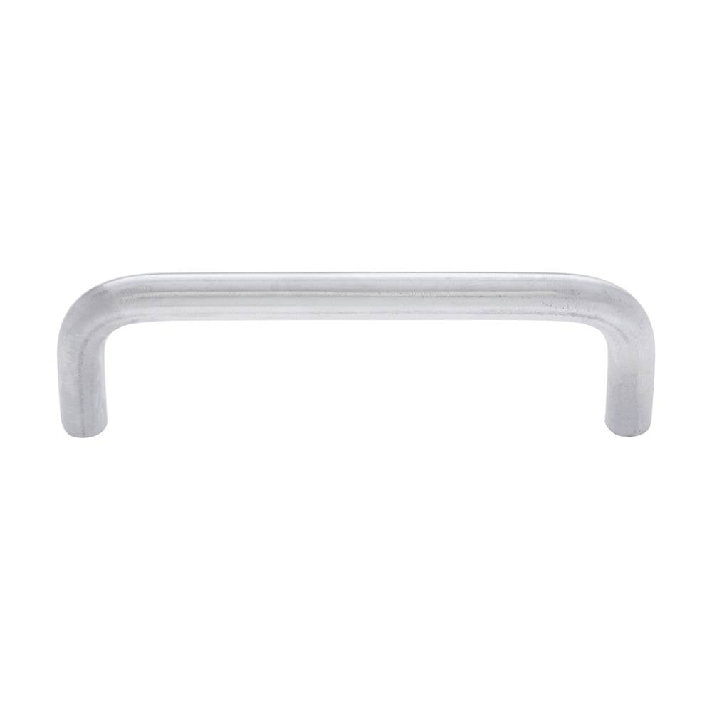 JVJ Hardware - Vintage Collection Satin Chrome Finish 3-1/2'' c/c Wire Pull, Composition Zamac - Satin Chrome