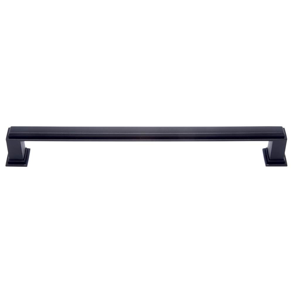 JVJ Hardware - Marquee Collection Oil Rubbed Bronze Finish 8'' c/c Transitional Pull, Composition Zamac - Oil Rubbed Bronze