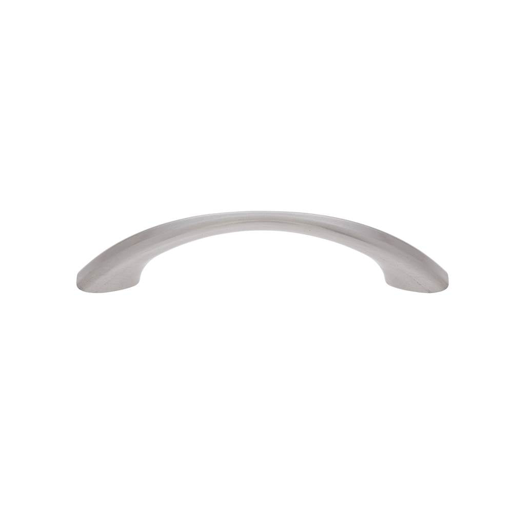 JVJ Hardware - Vintage Collection Satin Nickel Finish Pull 96 mm c/c (4-3/4'' OA) Smooth Pull, Composition Zamac - Satin Nickel