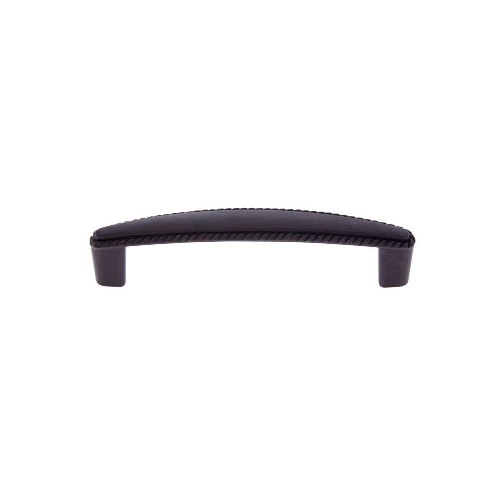 JVJ Hardware - Vintage Collection Oil Rubbed Bronze Finish 96 mm c/c (4-3/4'' OA) Roped Pull, Composition Zamac - Oil Rubbed Bronze