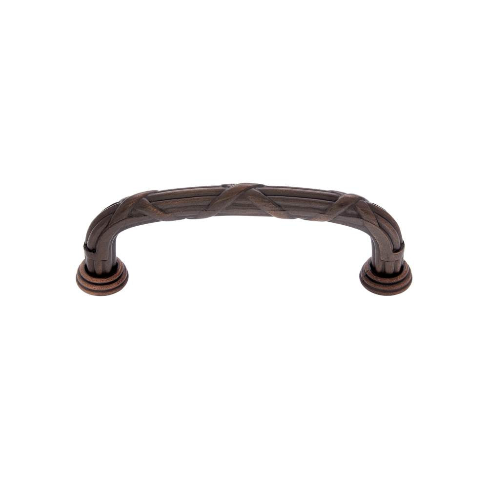 JVJ Hardware - Vintage Collection Old World Bronze Finish 96 mm c/c (4-1/2'' OA) Ribbon Pull, Composition Zamac - Old World Bronze