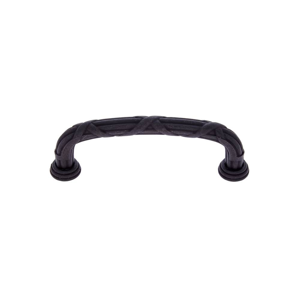 JVJ Hardware - Vintage Collection Oil Rubbed Finish 96 mm c/c (4-1/2'' OA) Ribbon Pull, Composition Zamac - Oil Rubbed Bronze