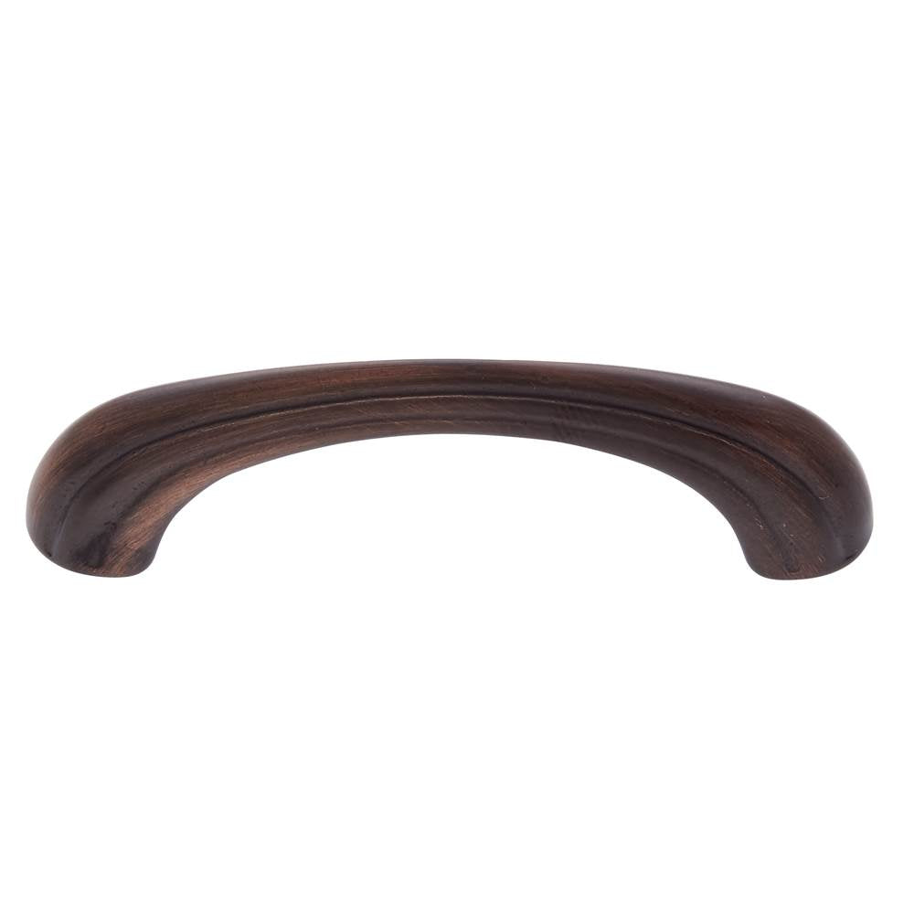 JVJ Hardware - Classic Collection Old World Bronze Finish 3'' c/c Melon Pull, Composition Solid Brass - Old World Bronze